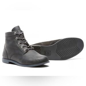 Kodiak Women's Low Rider Original Leather Ankle Boots Black Lace Up Sz 11 Combat